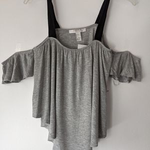 High-Low, Cold Shoulder Tee